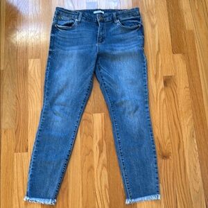 EUC STS Blue ankle skinny jeans sz 31